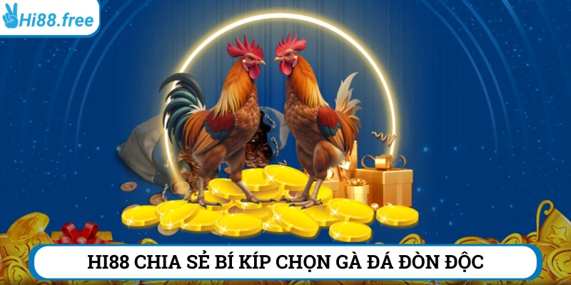 Chia sẻ bí kíp chọn gà đá đòn độc hiệu quả