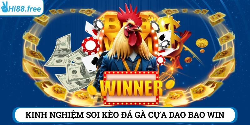 Kinh nghiệm đá gà cựa dao Hi88 bao thắng lớn